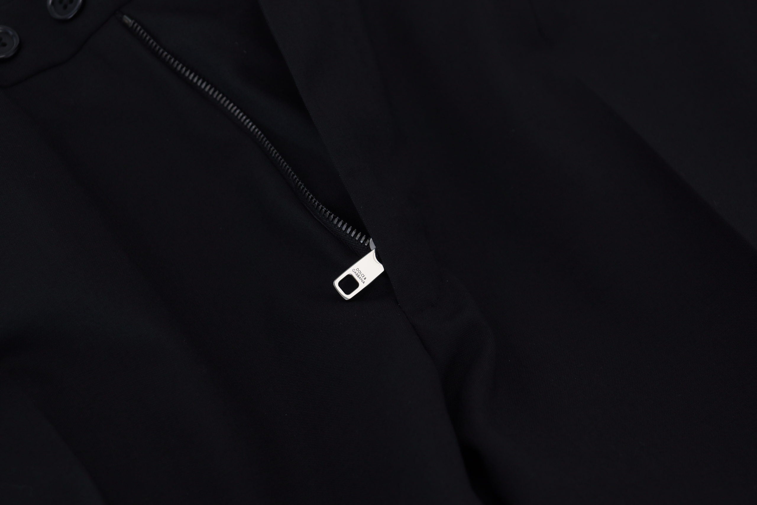 Dolce & Gabbana Schwarze Chino-Hose aus Polyester für formelle Anlässe