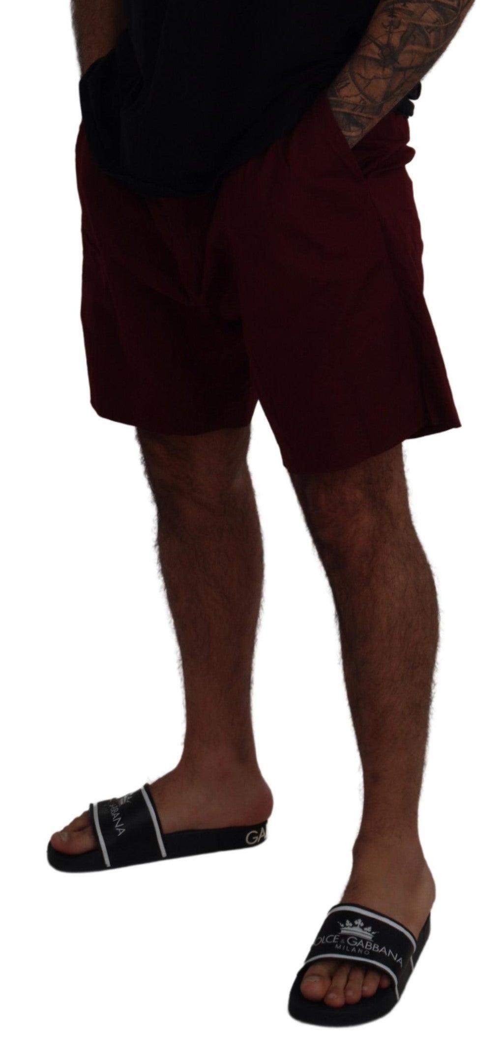 Dolce & Gabbana Kastanienbraune Bermudas aus Baumwolle Casual Shorts