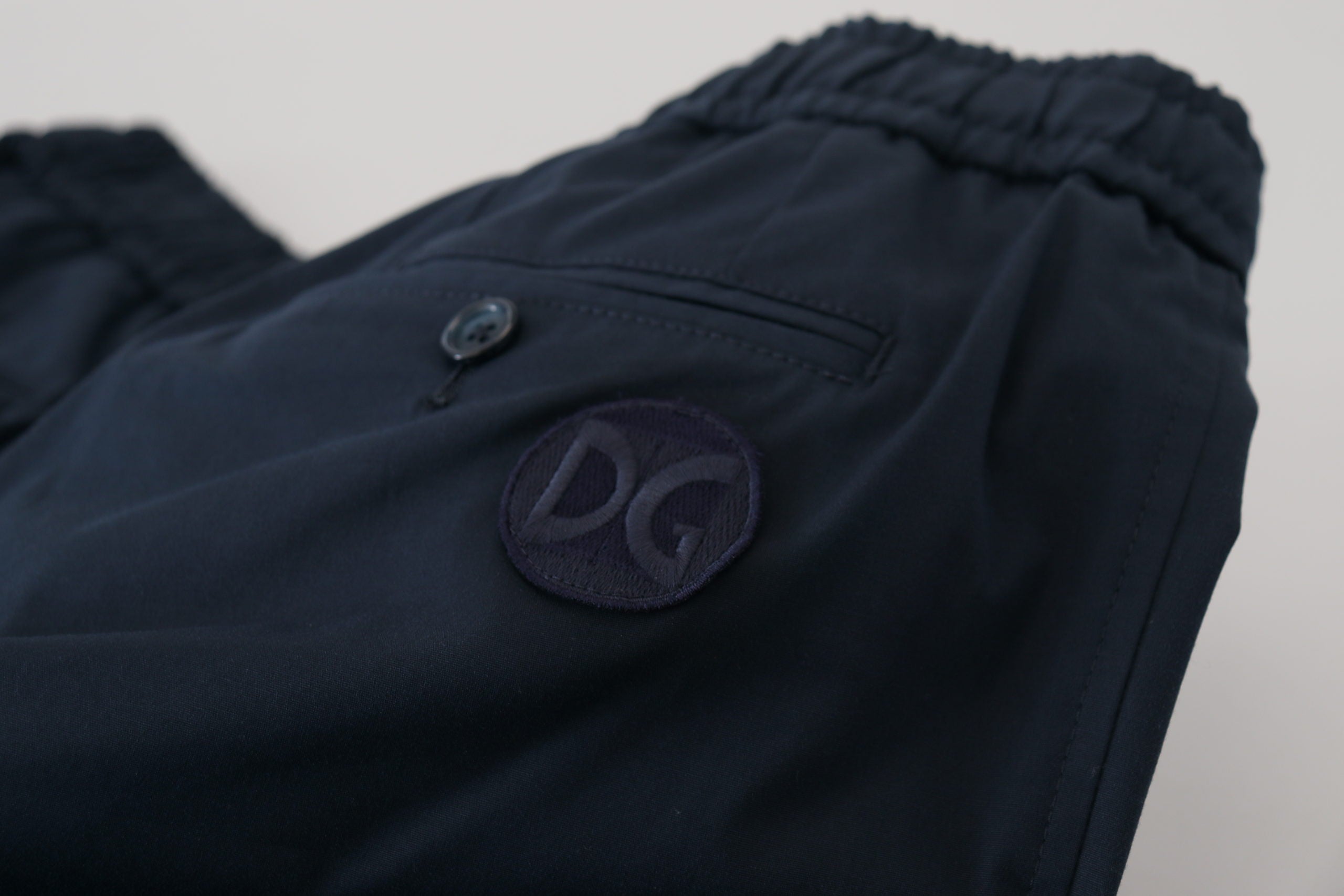 Dolce & Gabbana Blaue Bermudas mit mittlerer Taille Freizeitshorts