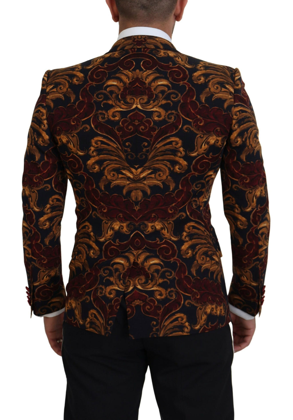 Dolce & Gabbana Multicolor Floral Einreihiger Martini-Blazer