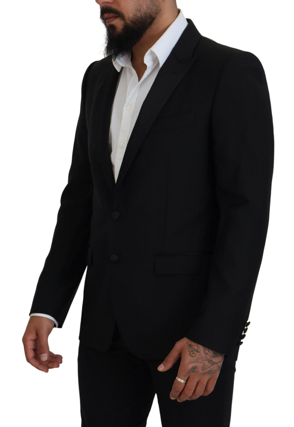 Dolce & Gabbana Schwarzer schmal geschnittener Martini-Blazer