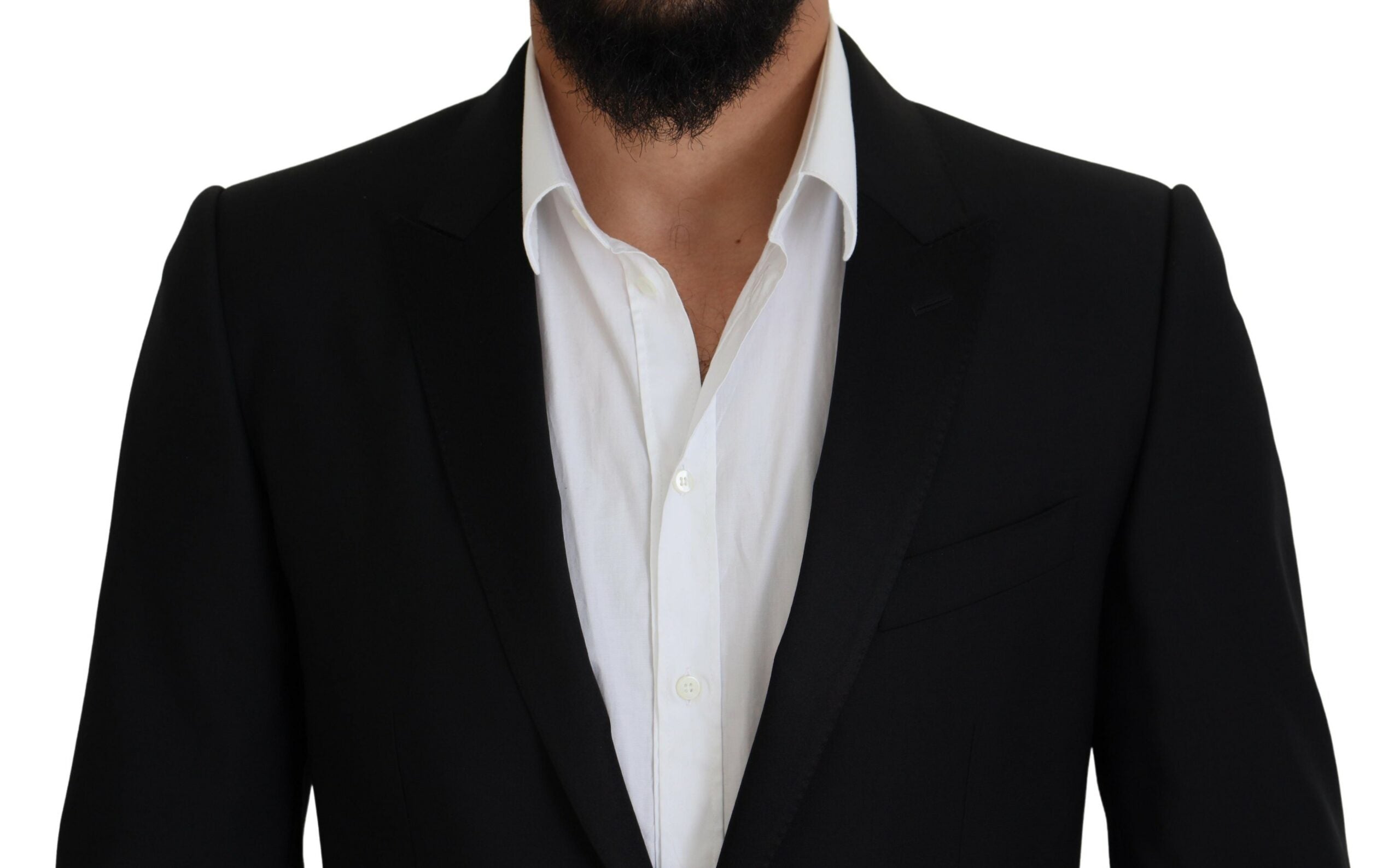 Dolce & Gabbana Schwarzer schmal geschnittener Martini-Blazer