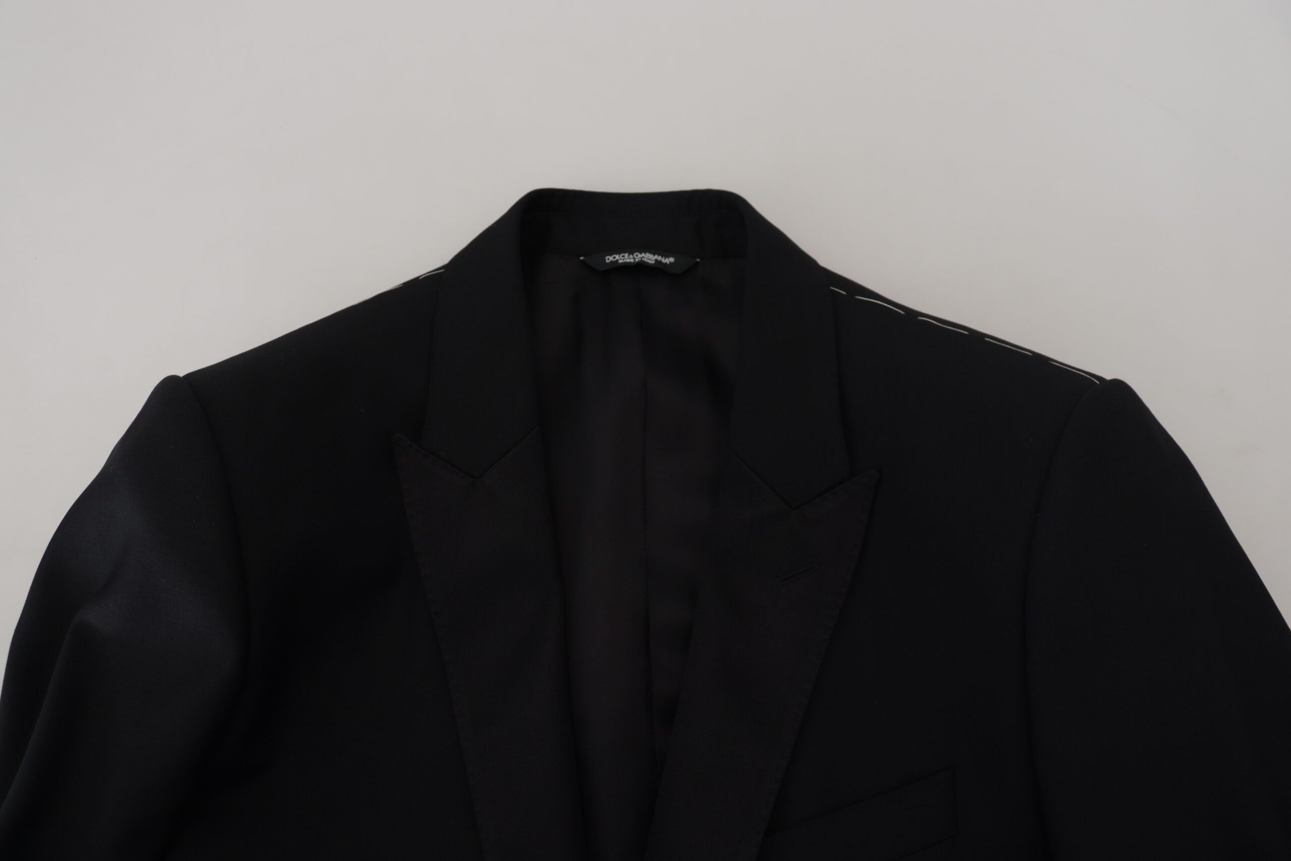 Dolce & Gabbana Schwarzer schmal geschnittener Martini-Blazer