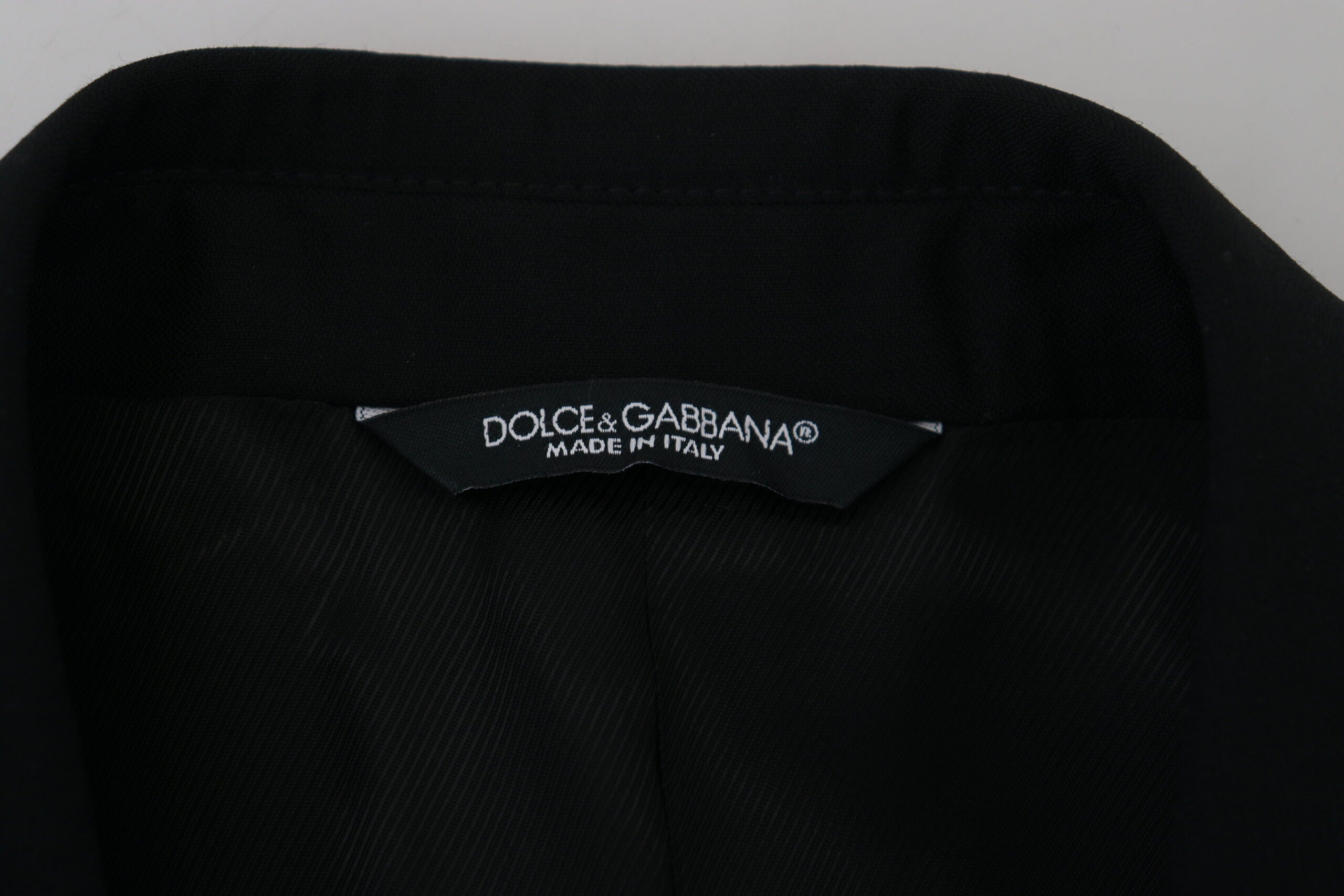 Dolce & Gabbana Schwarzer schmal geschnittener Martini-Blazer