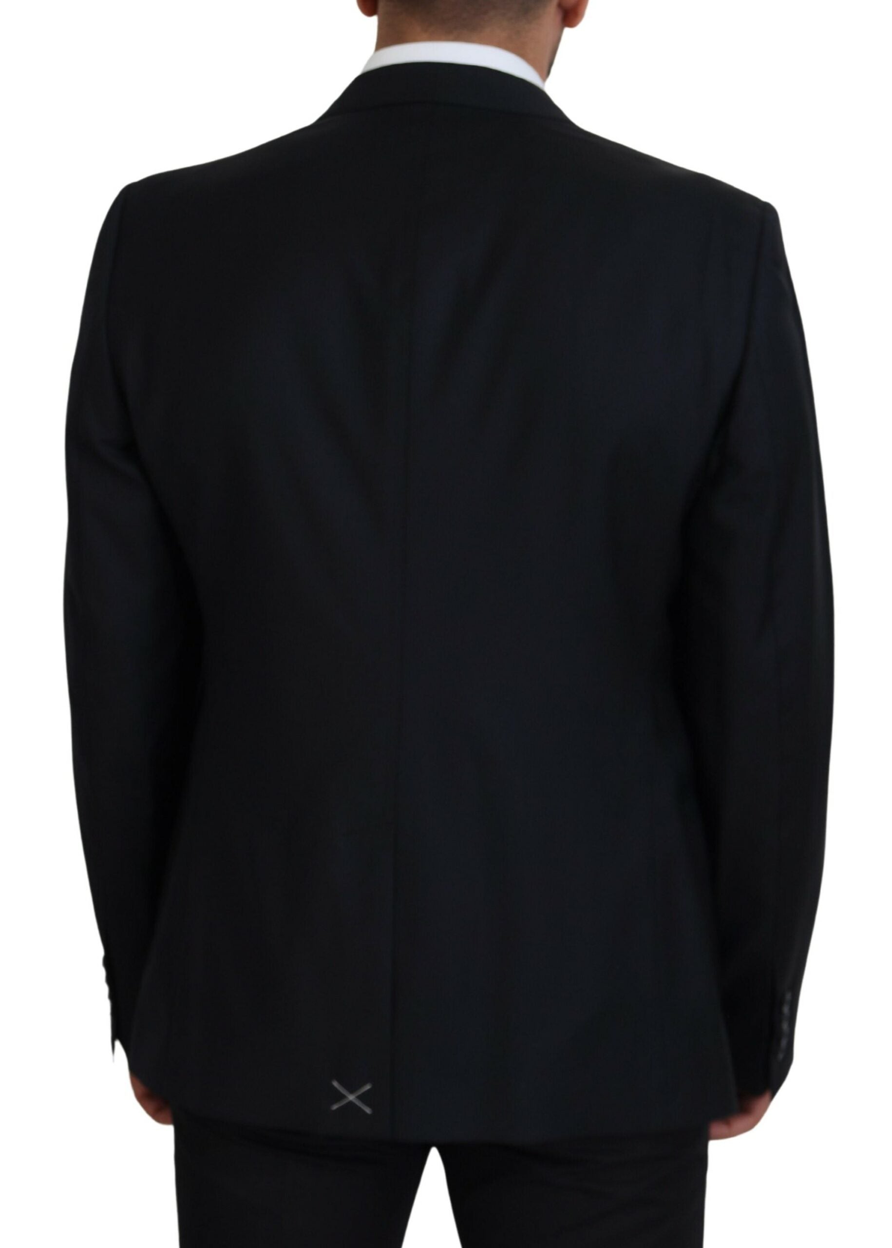 Dolce & Gabbana Dunkelblauer formeller Sicilia Blazer aus Wolle