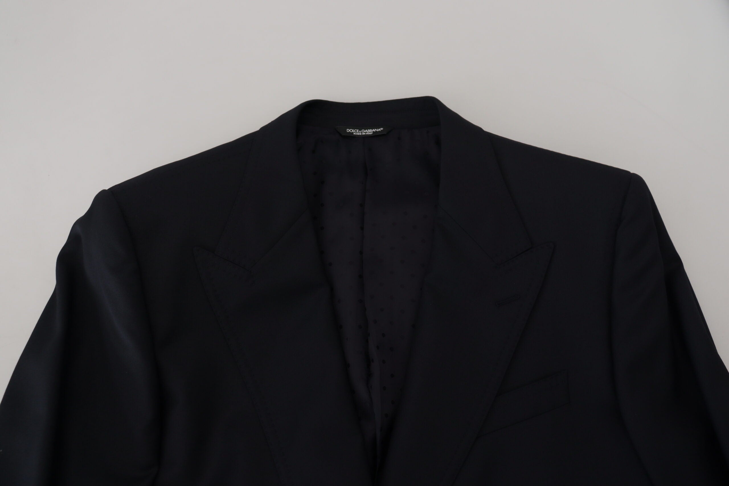 Dolce & Gabbana Dunkelblauer formeller Sicilia Blazer aus Wolle