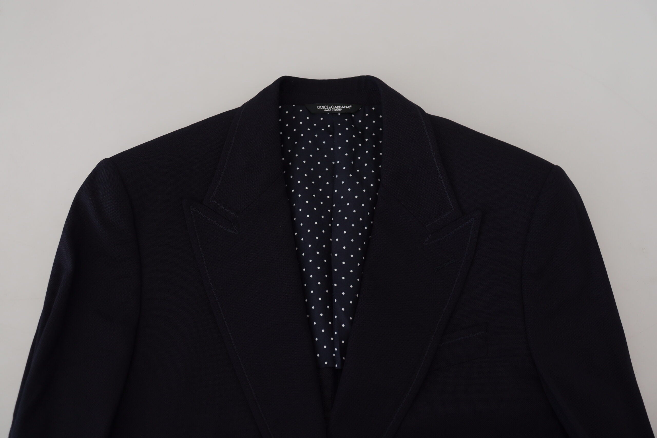 Dolce & Gabbana Schwarzer Taormina Blazer aus Wolle (formell)