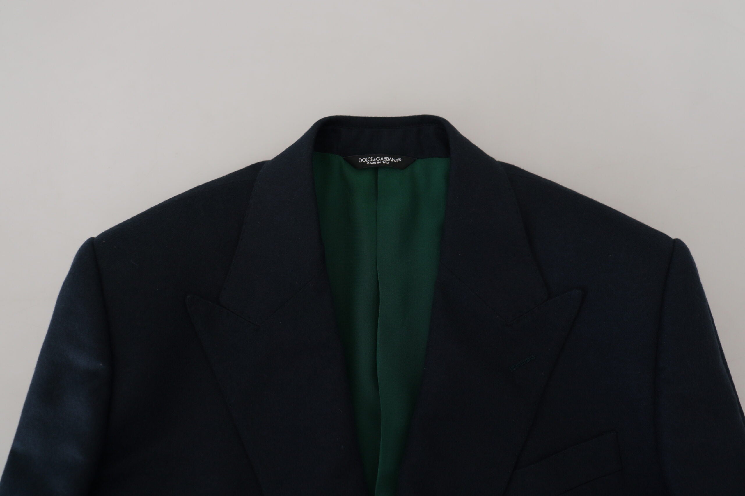Dolce & Gabbana Blauer doppelreihiger formeller Mantel Blazer