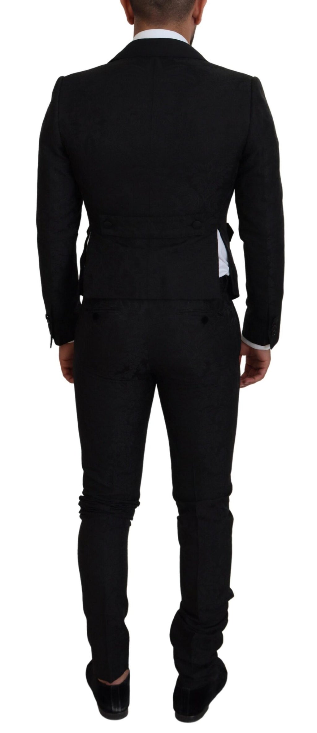 Dolce & Gabbana Schwarzer Polyester Herren 2 Stück MARTINI Anzug