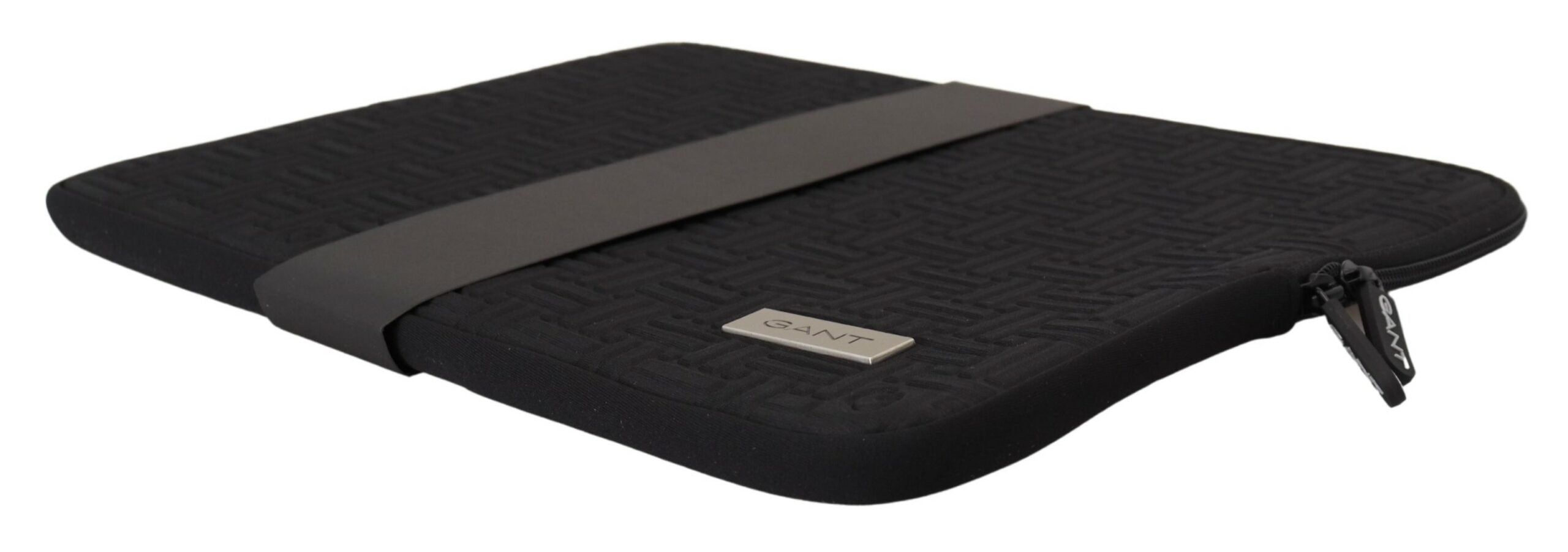 Gant Schwarzes gepolstertes Etui Tasche Zipper Cover Sleeve Case