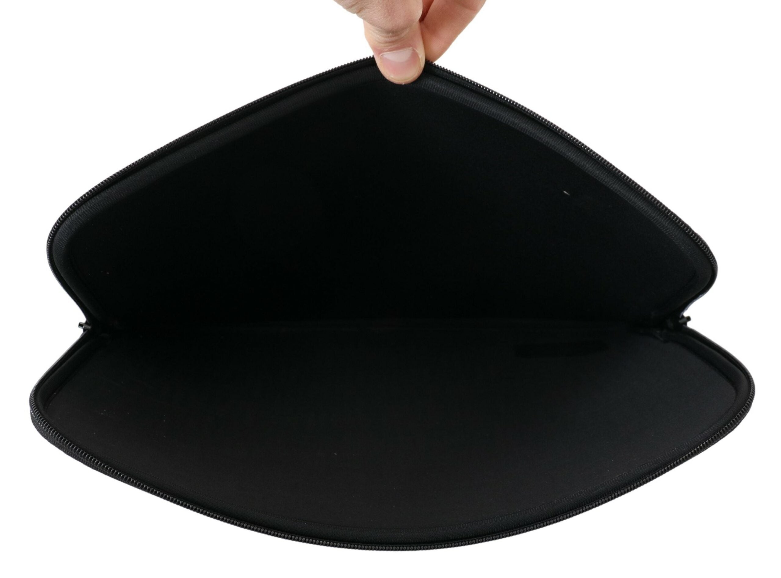 Gant Schwarzes gepolstertes Etui Tasche Zipper Cover Sleeve Case