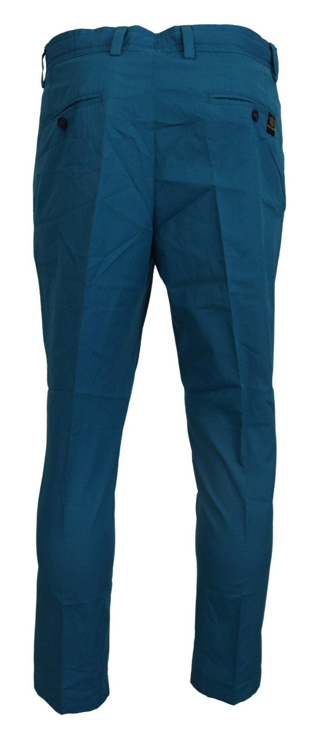 Dolce & Gabbana Blaue Baumwoll-Chinos Hosen Hosen