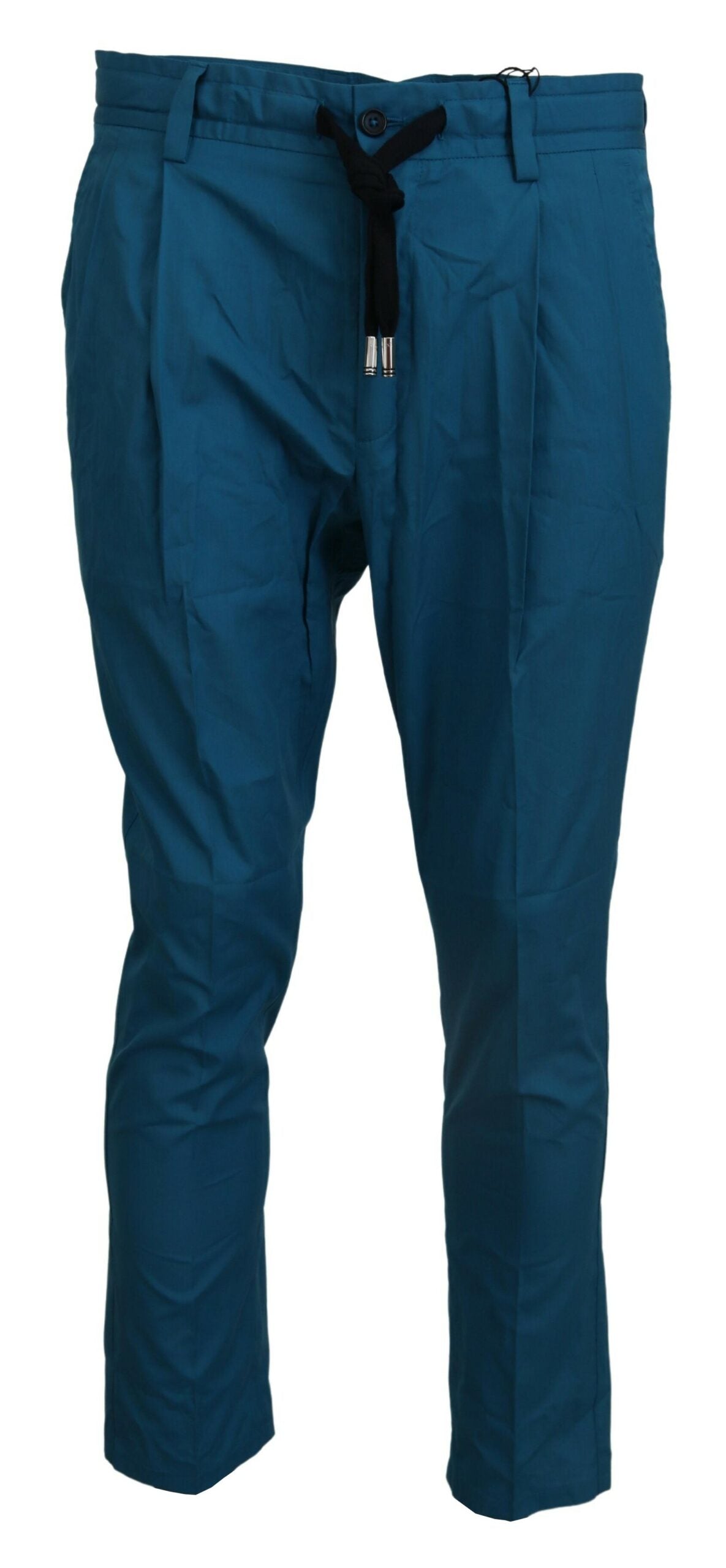Dolce & Gabbana Blaue Baumwoll-Chinos Hosen Hosen