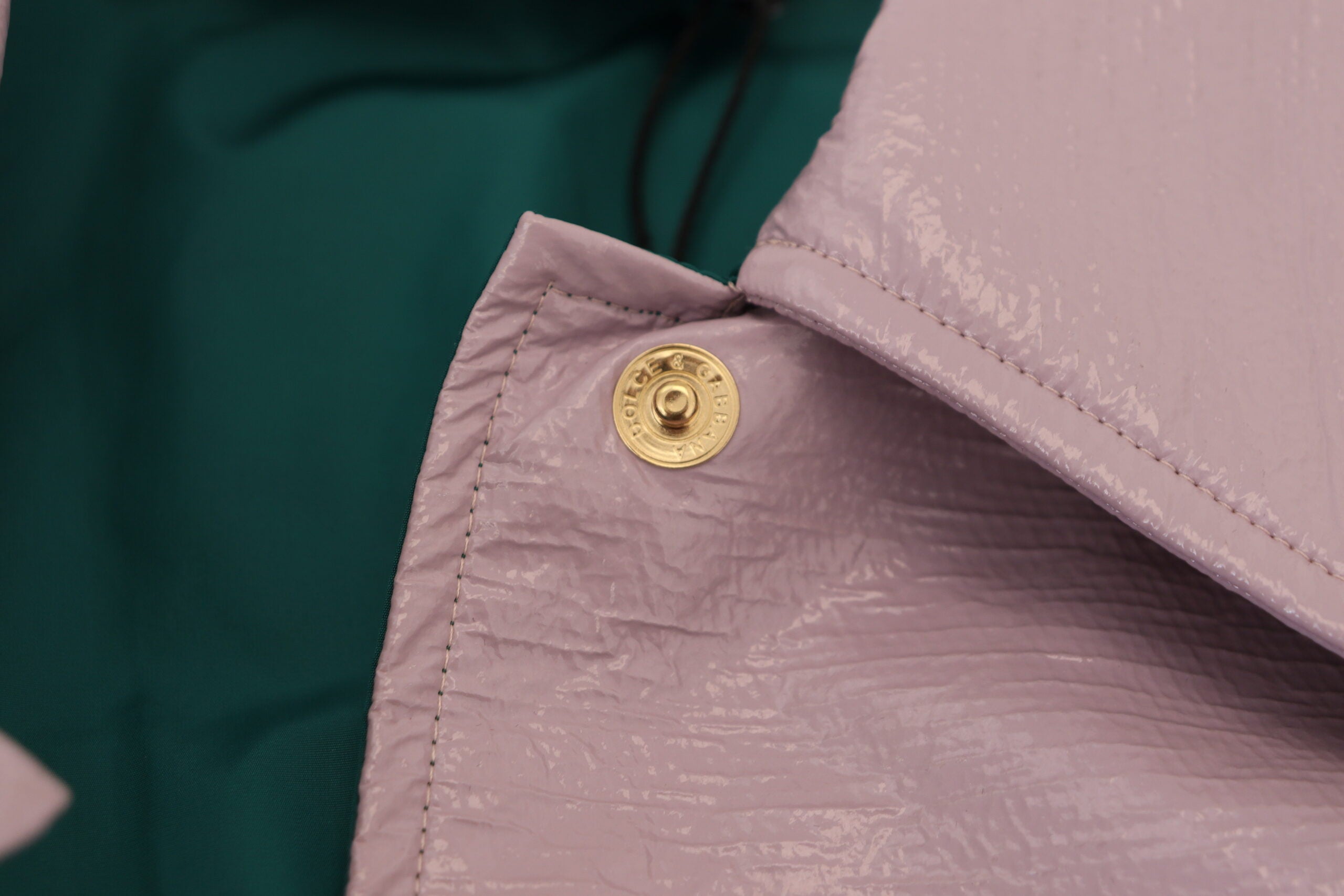 Dolce & Gabbana Lila Baumwolle Button Down Cropped Jacket