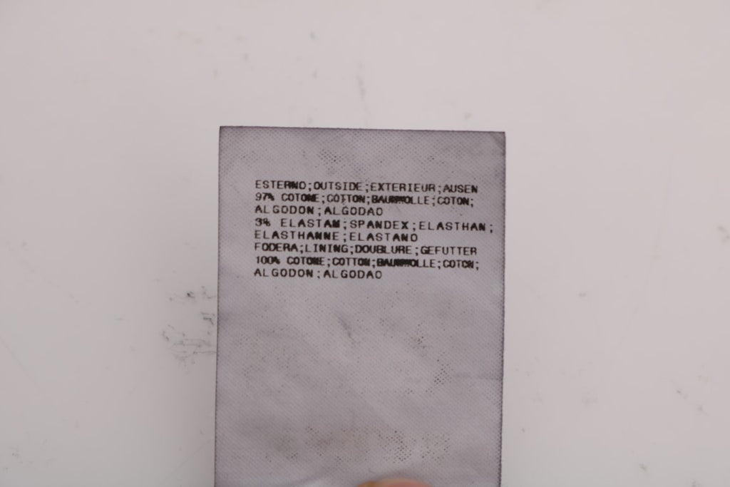 GF Ferre Graue Baumwoll-Stretch-Chino-Hose