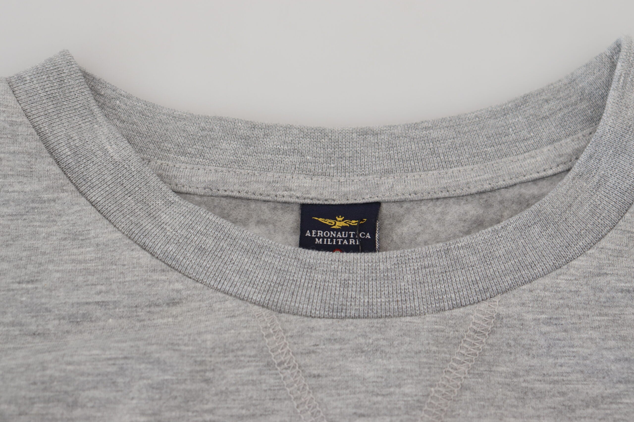 Aeronautica Militare Grauer Herren Pullover Sweatshirt Pullover