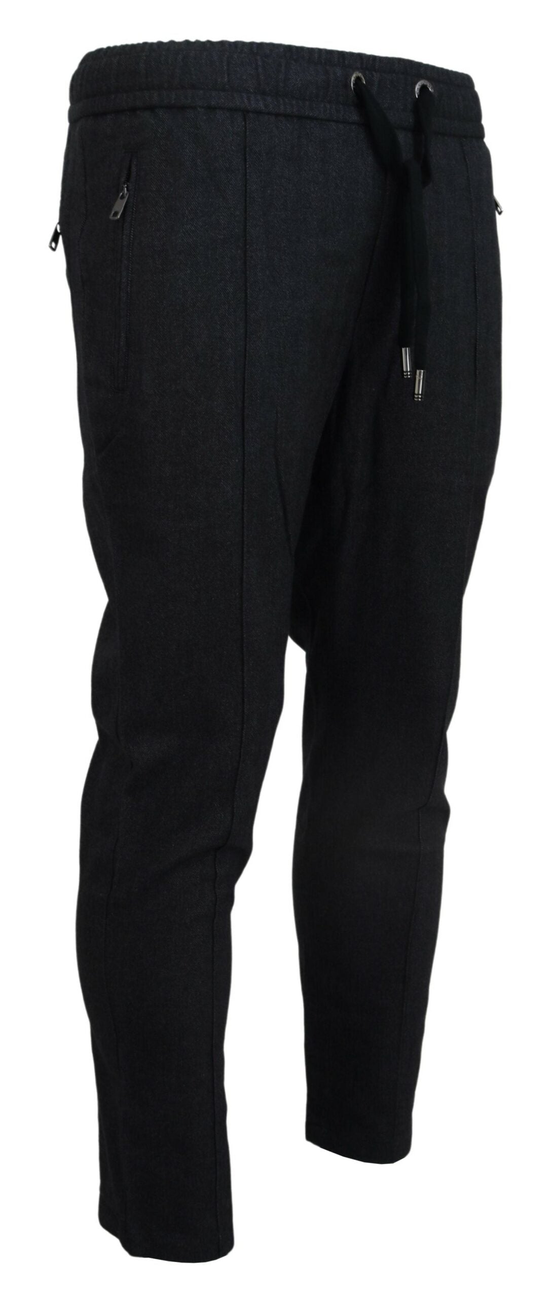 Dolce & Gabbana Graue Baumwoll-Jogger-Hose für Männer