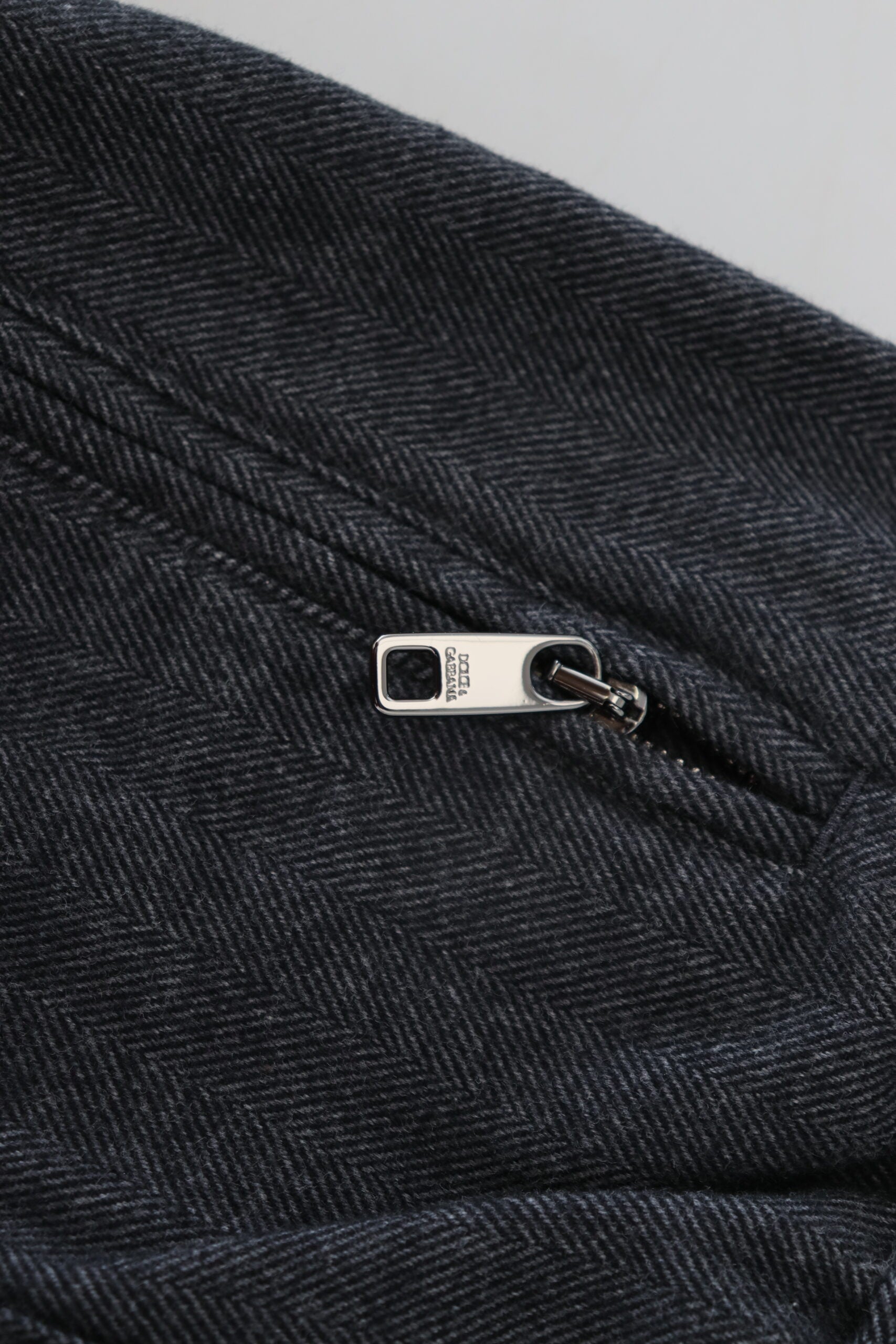 Dolce & Gabbana Graue Baumwoll-Jogger-Hose für Männer