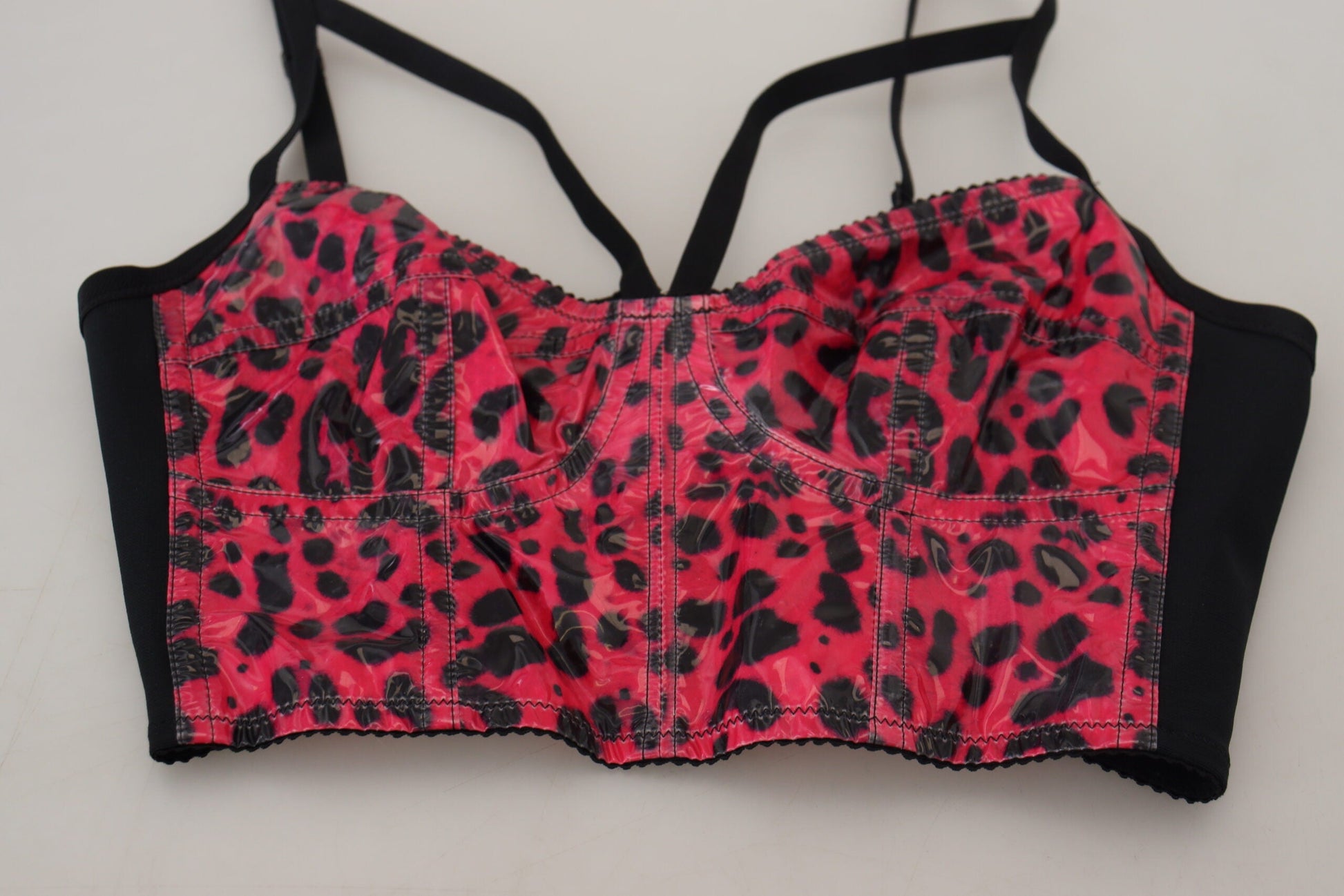 Dolce & Gabbana Leopardenmuster Bustier Korsett-Top