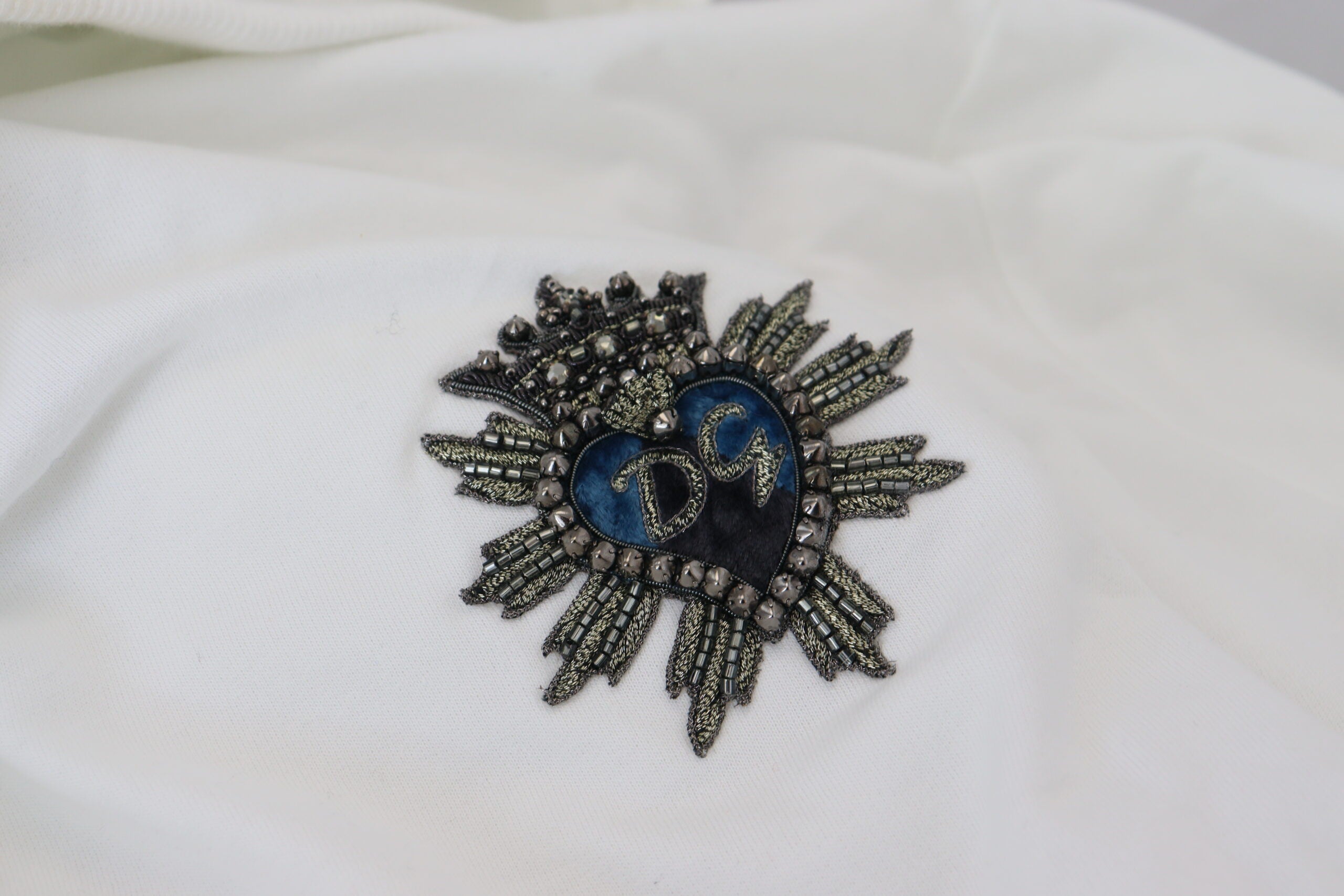 Dolce & Gabbana Weißes Baumwoll-Sweatshirt mit Kapuze Logo-Pullover