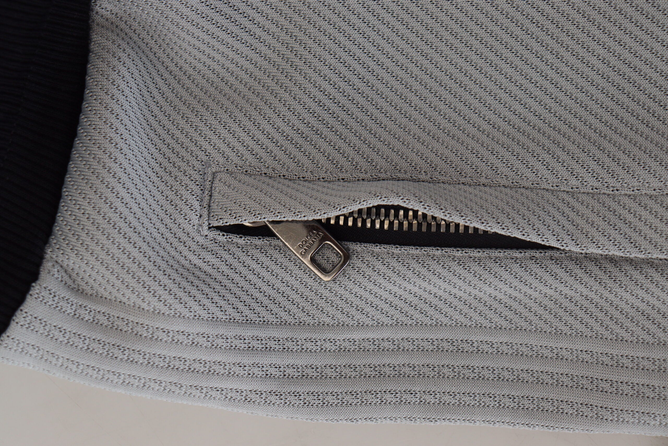 Dolce & Gabbana Graue Polyester-Sweatpants Jogger-Hose