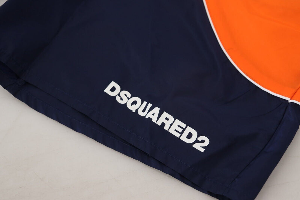 Dsquared² Multicolor Logo Print Herren Bademode Badehose kurz