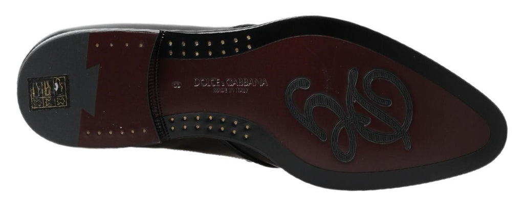 Dolce & Gabbana Schwarze Derby Schuhe für formelle Anlässe