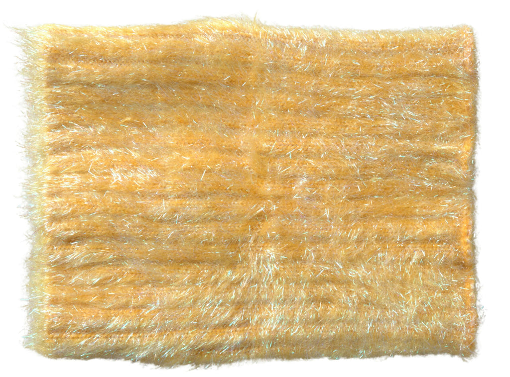 Dolce & Gabbana Gelber Halsschal aus Polyester-Mohairfaser