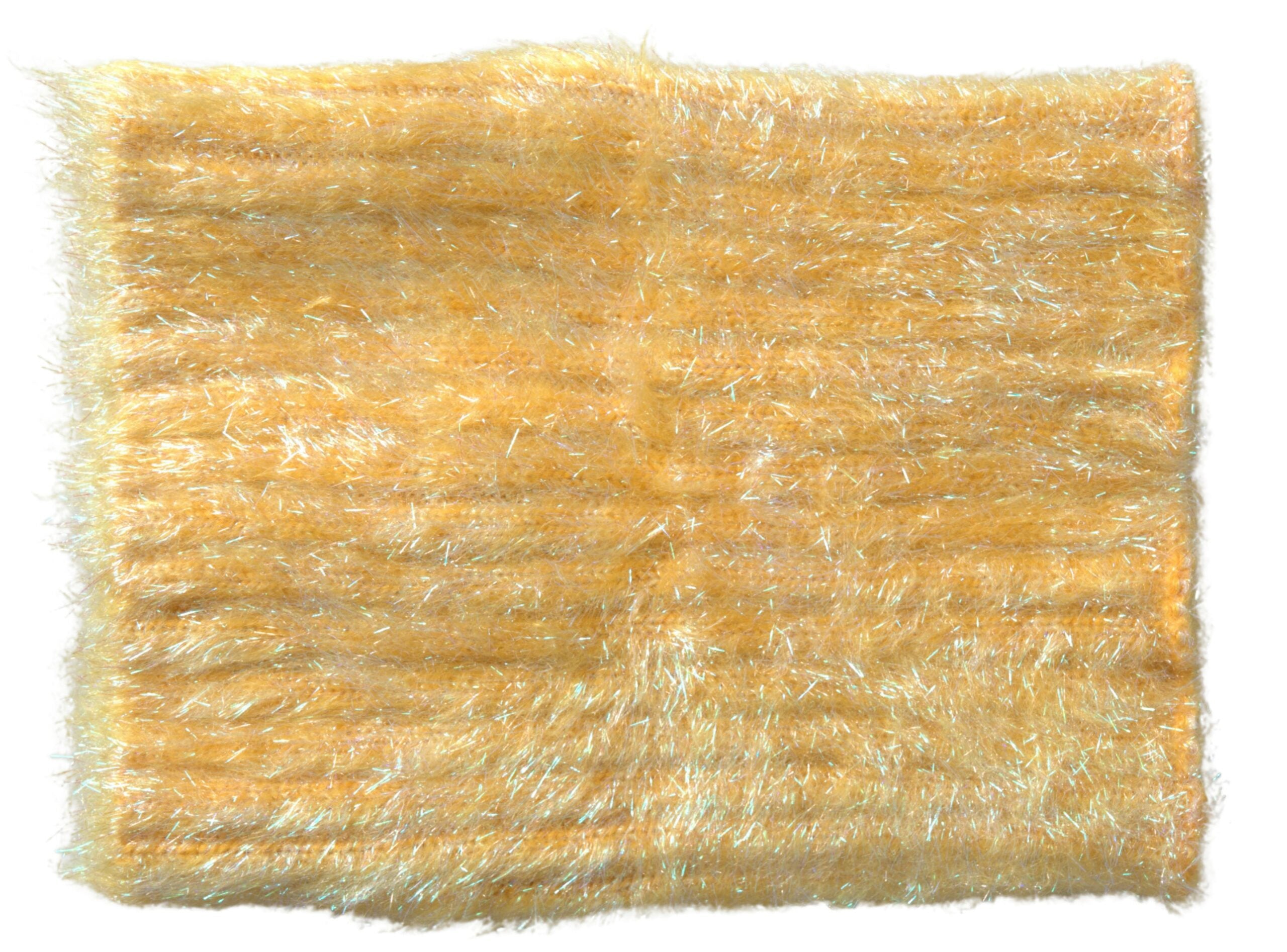 Dolce & Gabbana Gelber Halsschal aus Polyester-Mohairfaser
