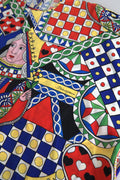 Dolce & Gabbana Bunt bedruckte Langarmbluse