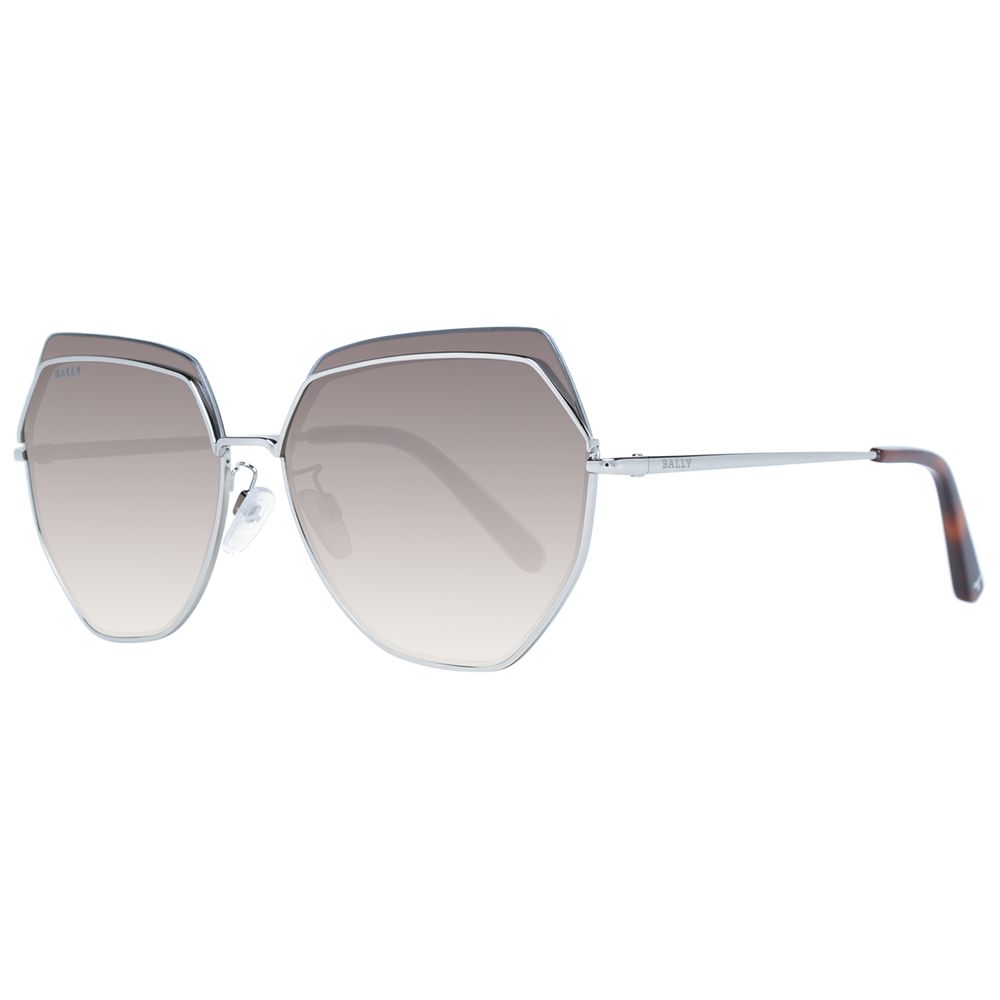 Bally Silberne Metall-Sonnenbrille