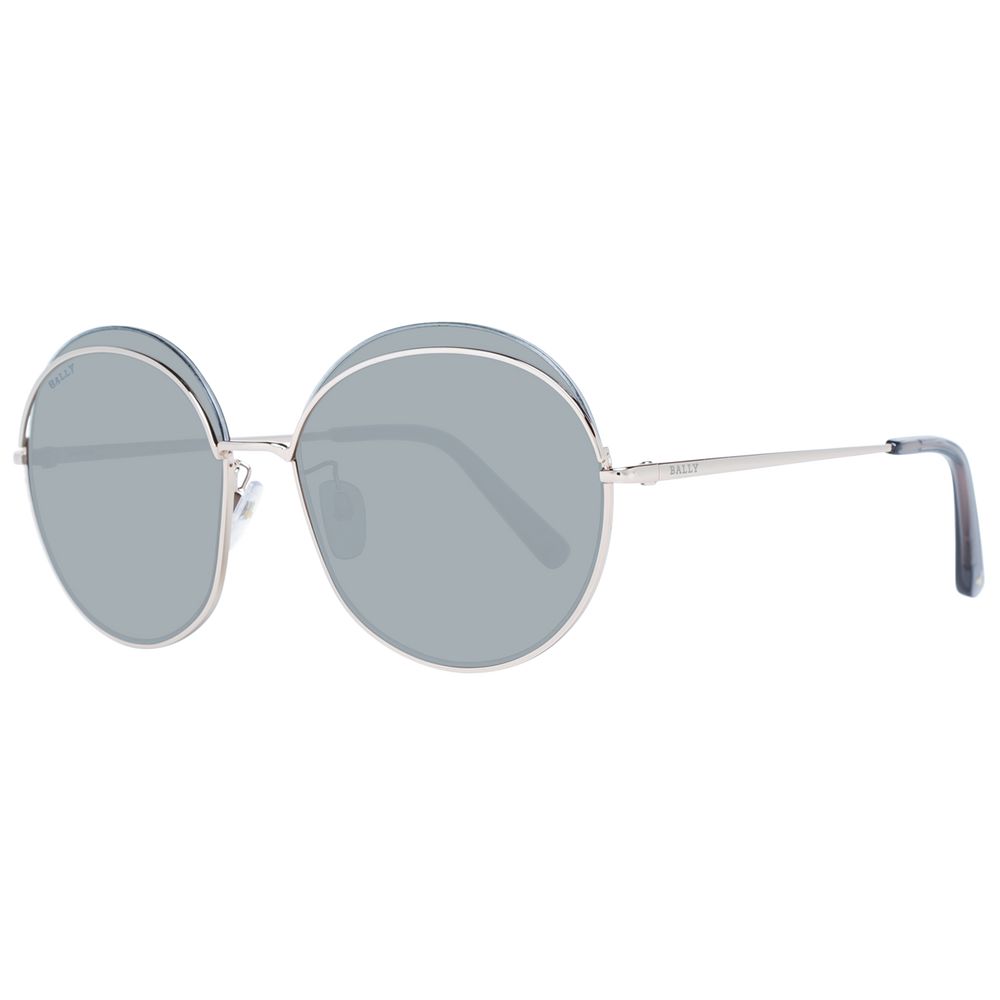 Bally Sonnenbrille aus Roségold-Metall