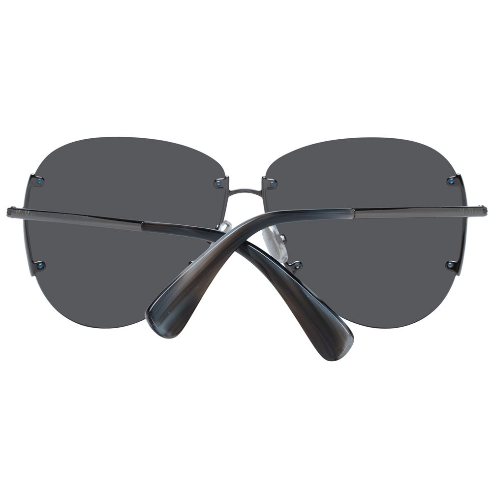 Max Mara Graue Metall-Sonnenbrille