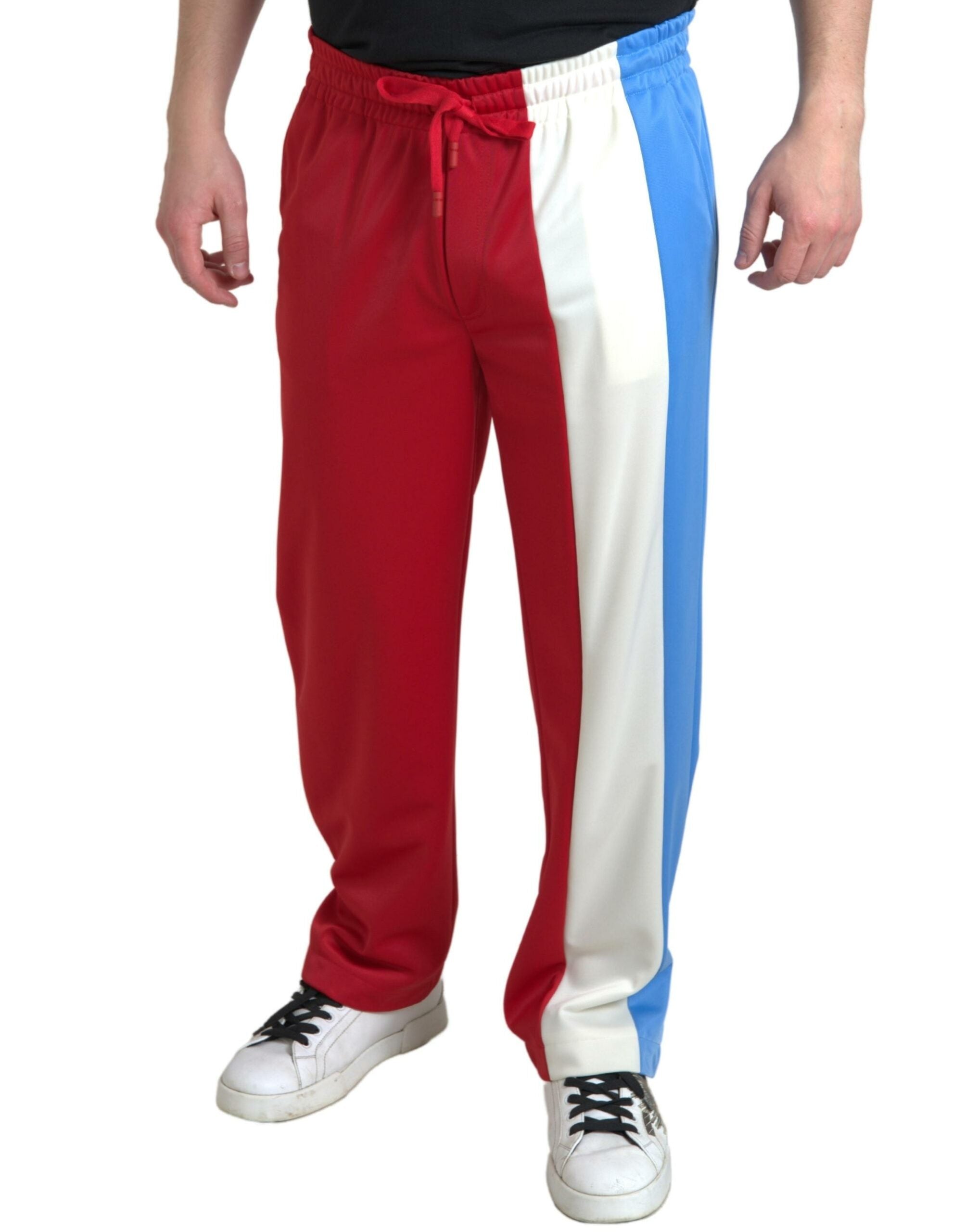 Dolce & Gabbana Multicolor Polyester Herren Sweatpants Hosen