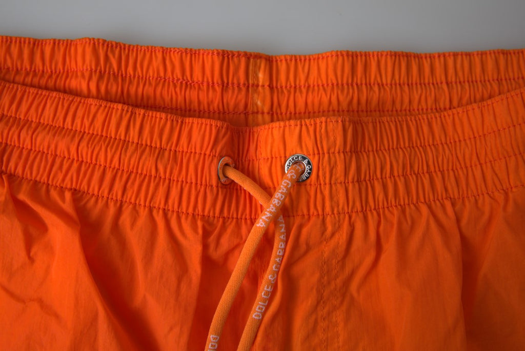 Dolce & Gabbana Orange Blau Gradient Beachwear Badehose Shorts