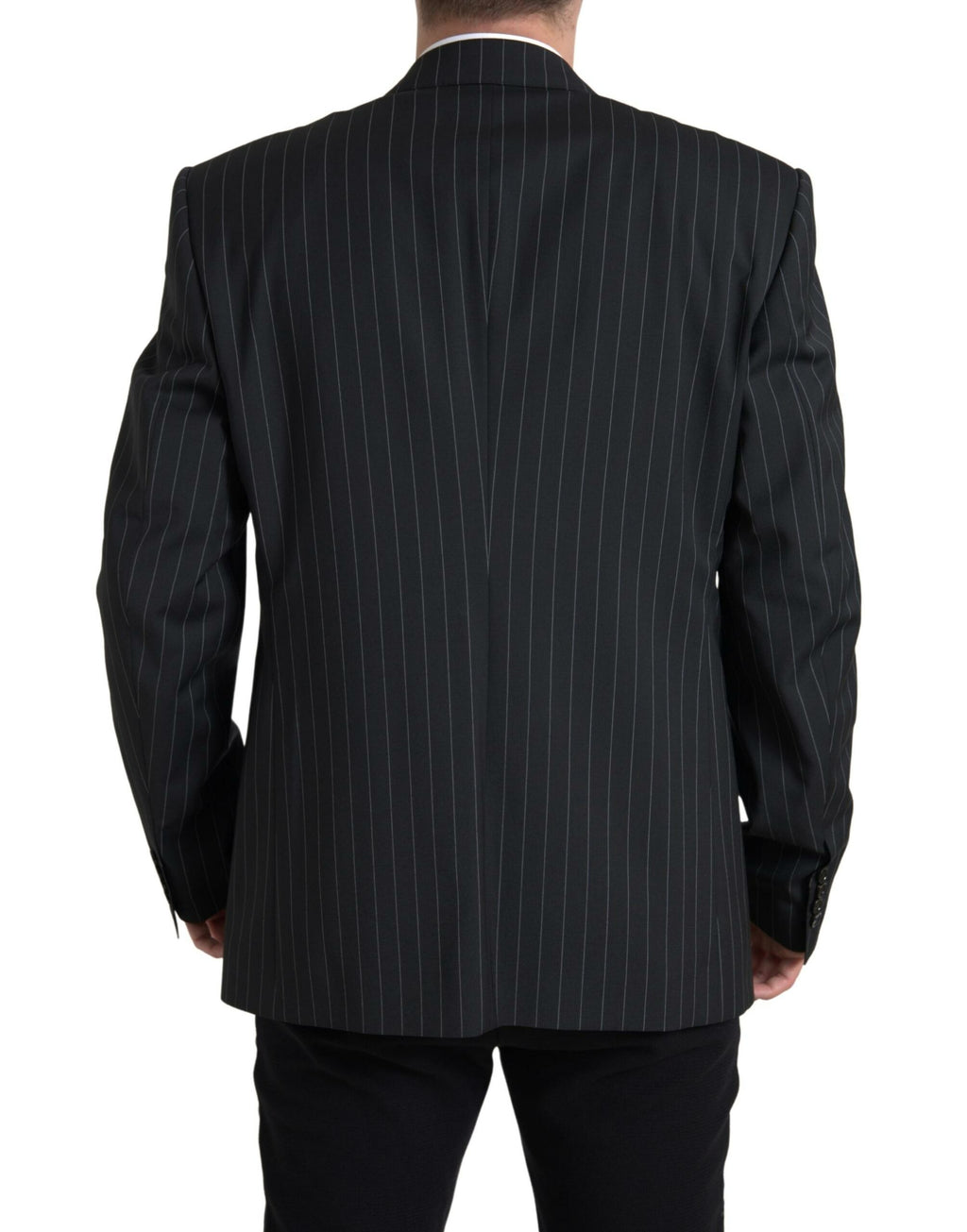 Dolce & Gabbana Schwarz gestreifter einreihiger SICILIA Blazer