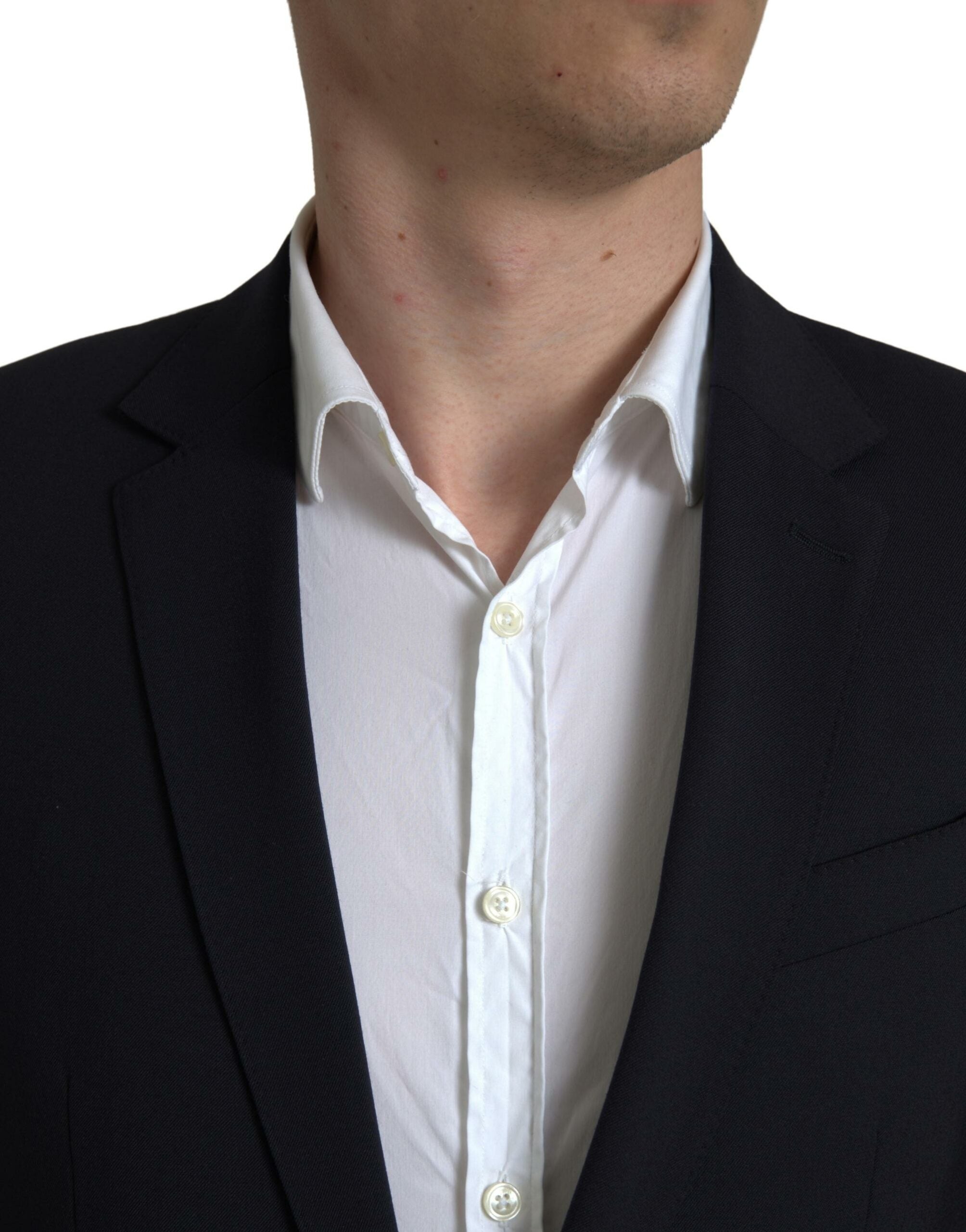 Dolce & Gabbana Blauer 2-teiliger einreihiger MARTINI Anzug