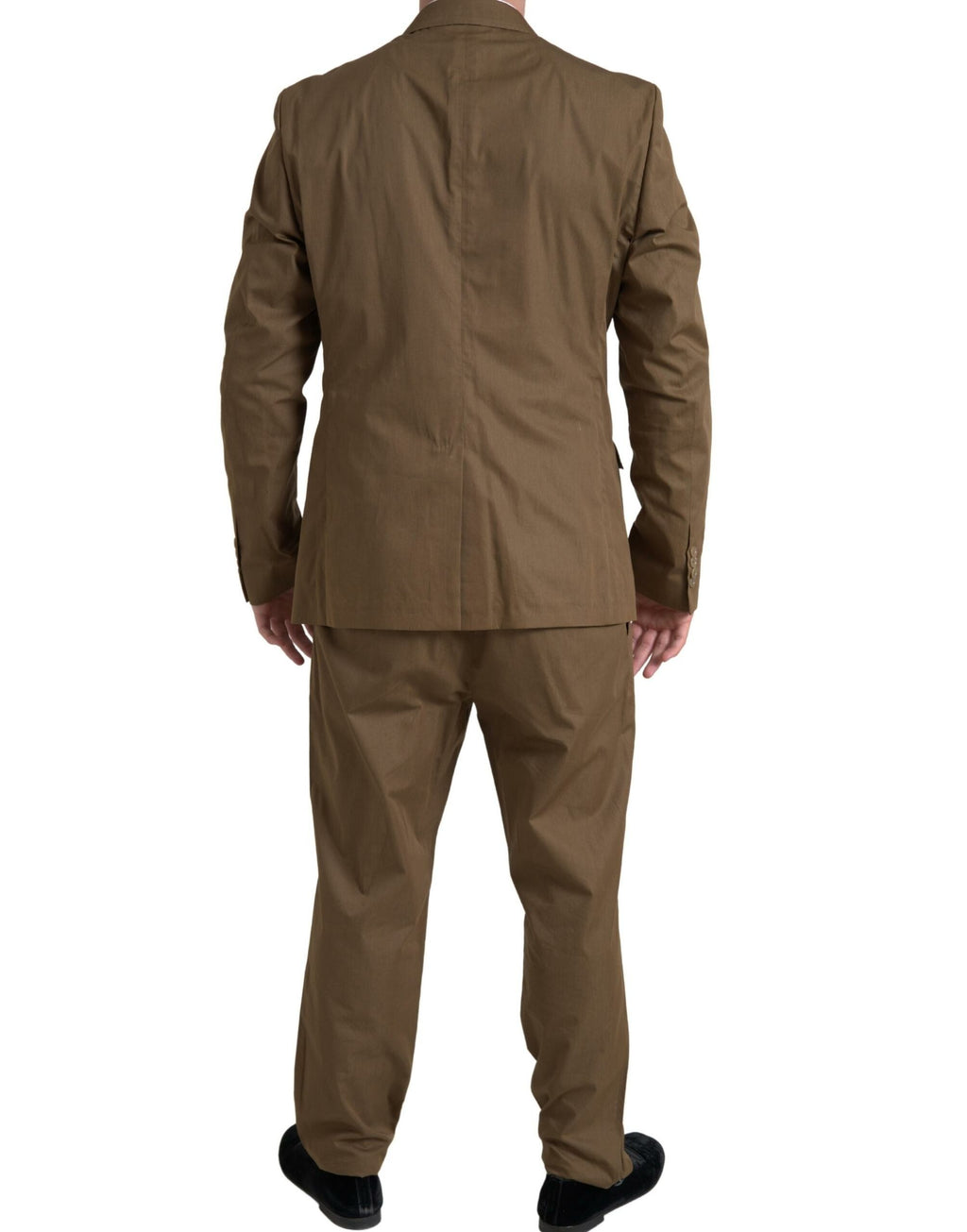 Dolce & Gabbana Brauner einreihiger TAORMINA Anzug, 2-teilig