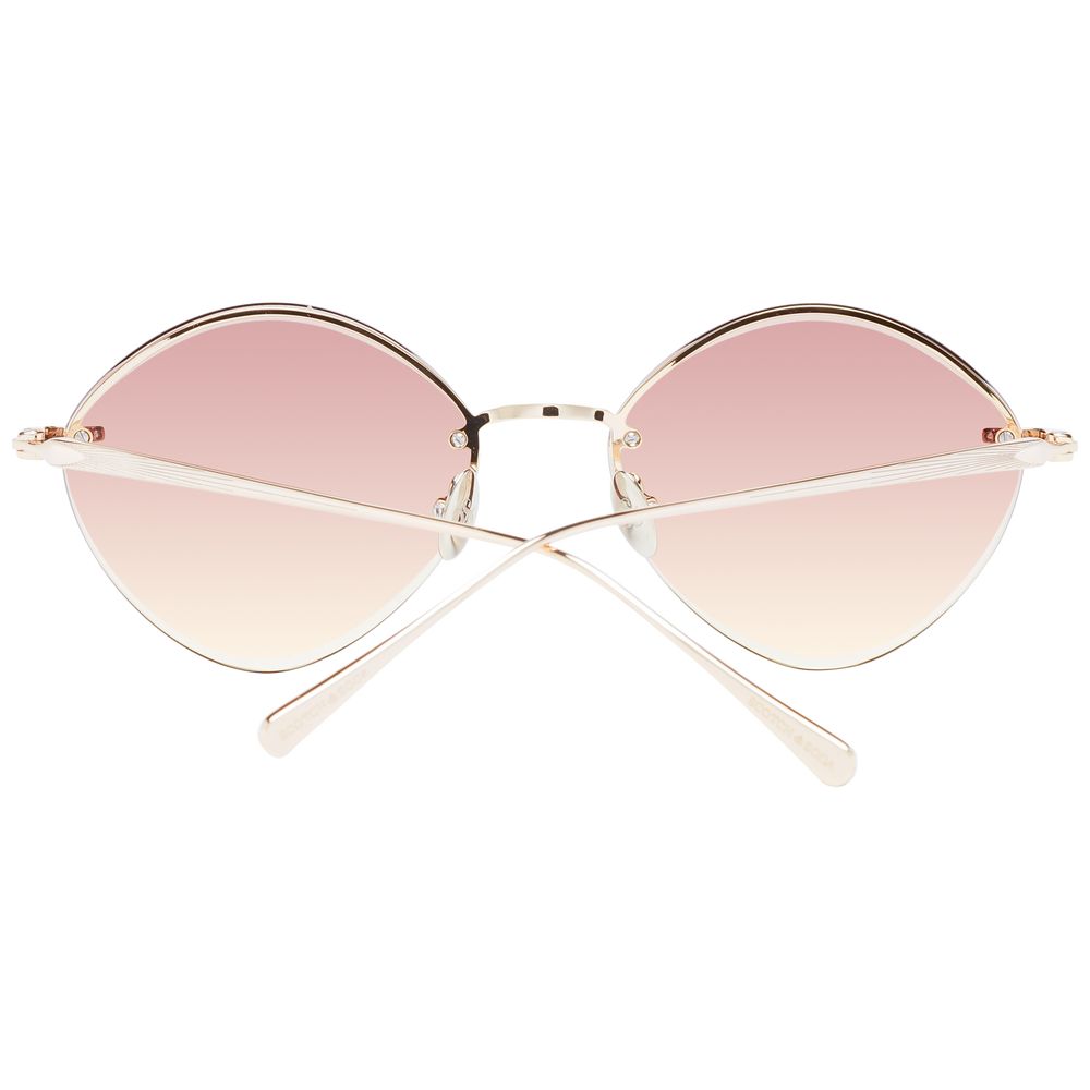 Scotch & Soda Goldene Sonnenbrille aus Edelstahl