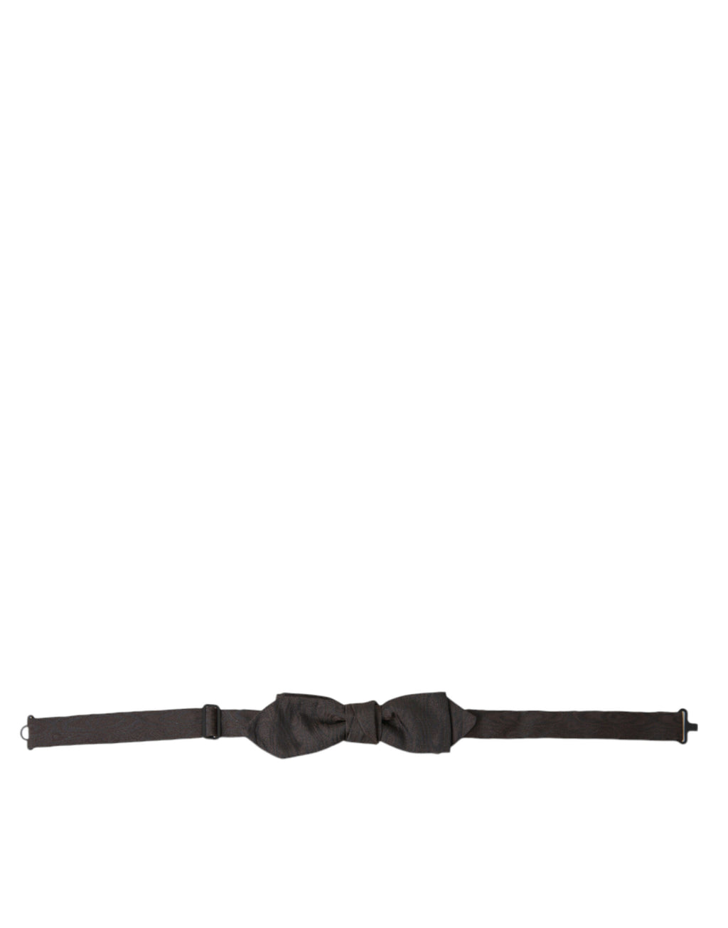 Dolce & Gabbana Braun Polyester Seide Verstellbare Hals Männer Papillon Fliege