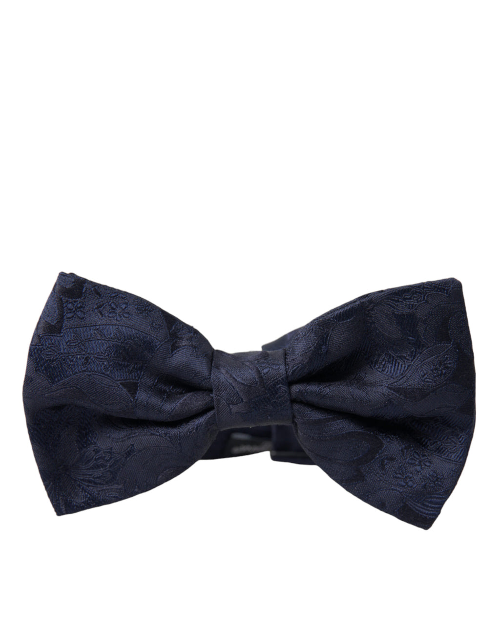 Dolce & Gabbana Blau Seide Verstellbare Hals Männer Papillon Fliege