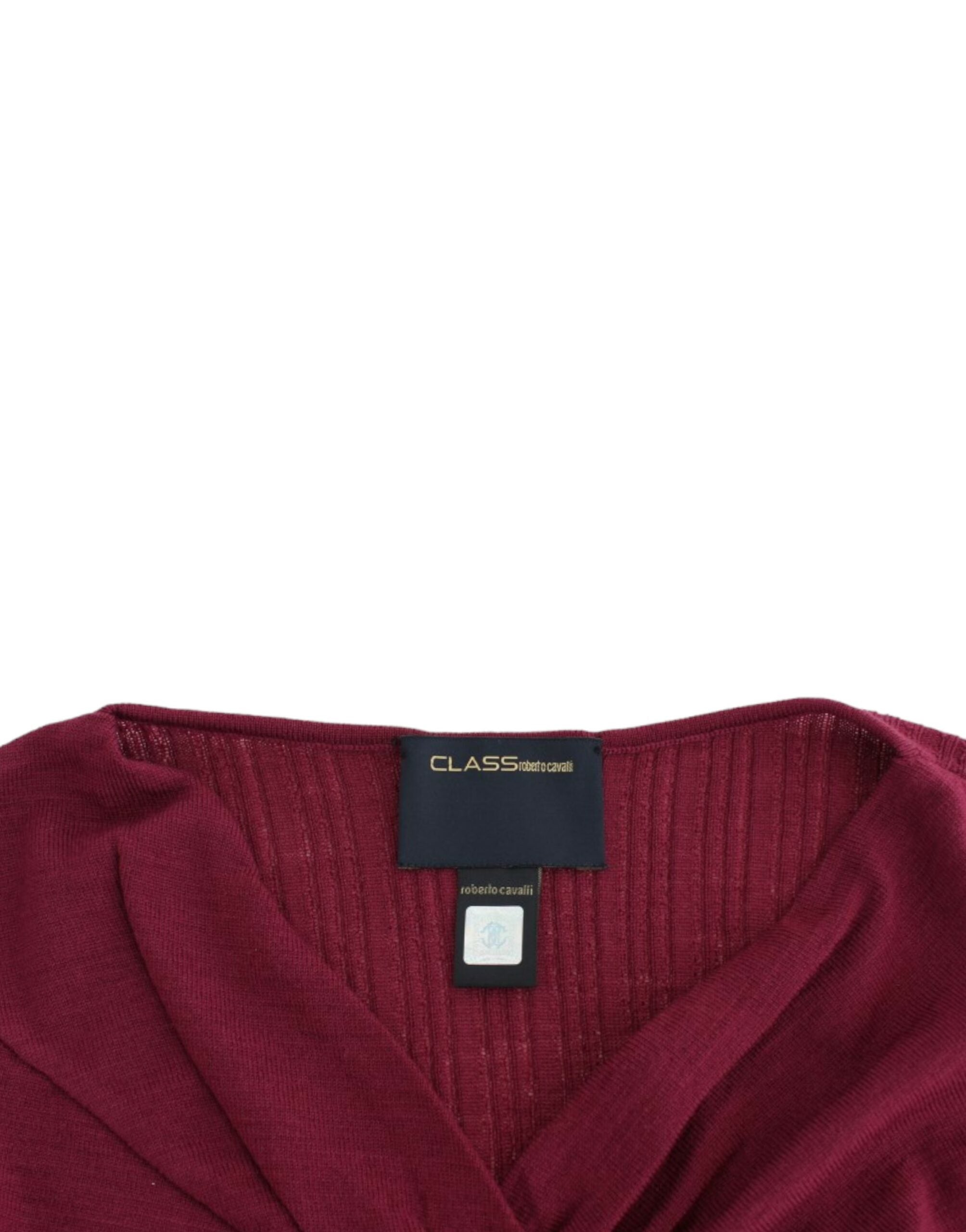 Cavalli Lila Wollstrickpullover