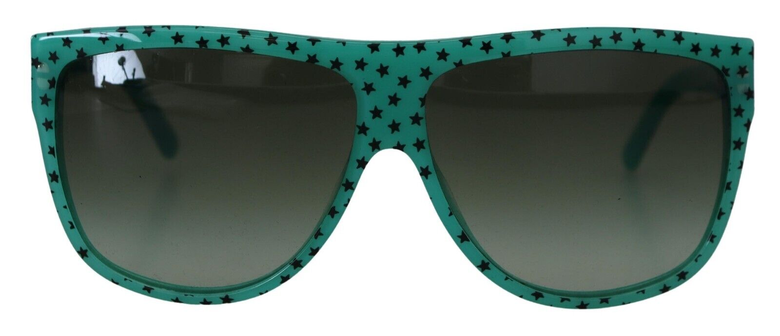 Dolce & Gabbana Grüne Sterne Acetat Square Shades Sonnenbrille