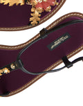 Dolce & Gabbana Schwarze Kristallgold-Sandalen aus Leder
