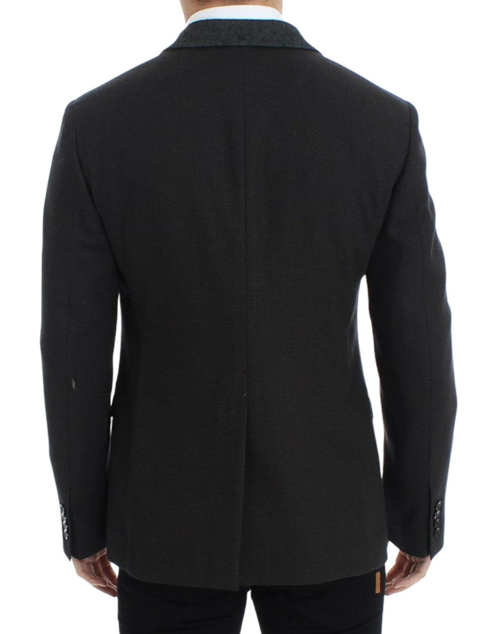 Dolce & Gabbana Brauner schmal geschnittener Wollblazer