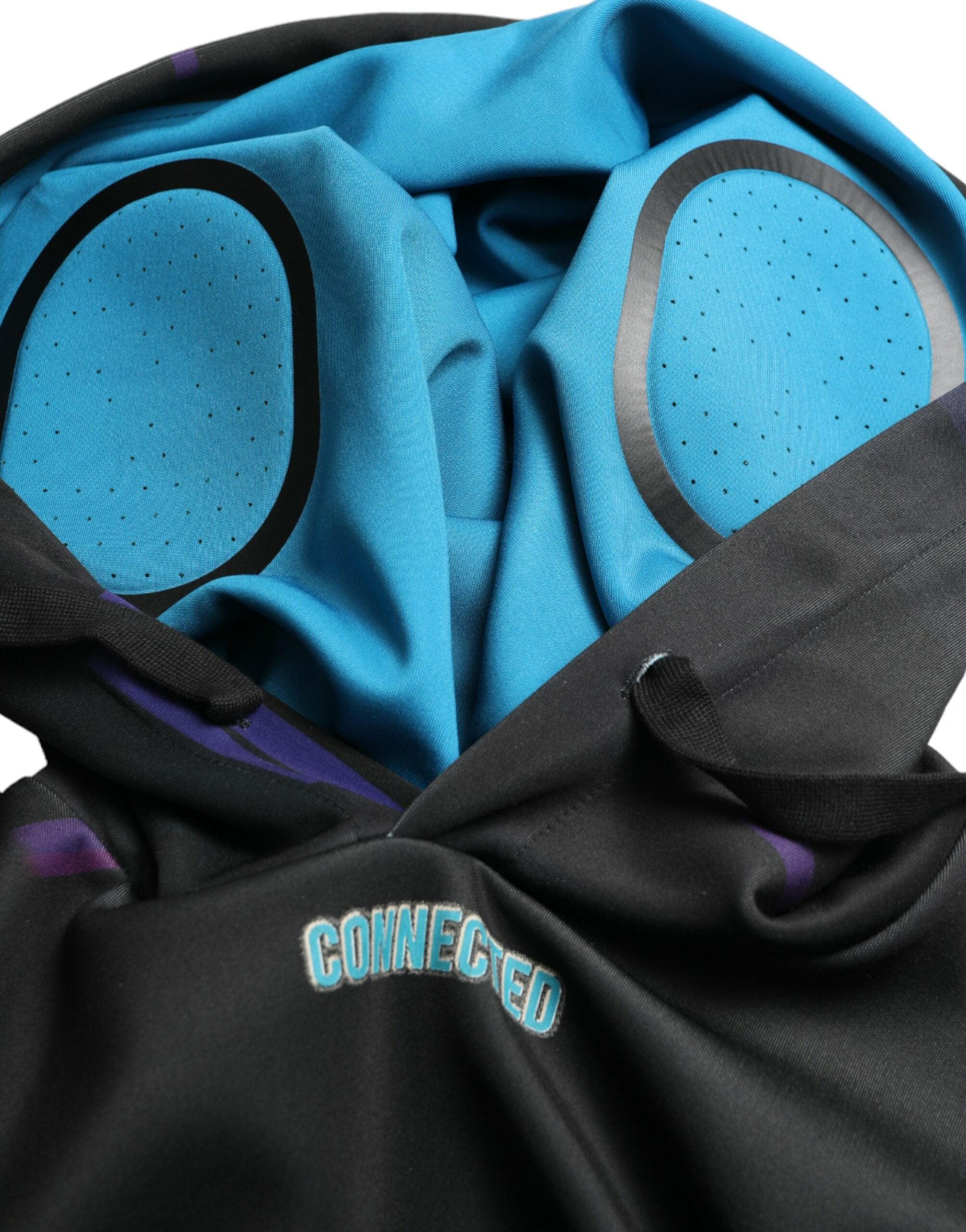 Dolce & Gabbana Schwarzes Logo Print Sweatshirt mit Kapuze Pullover