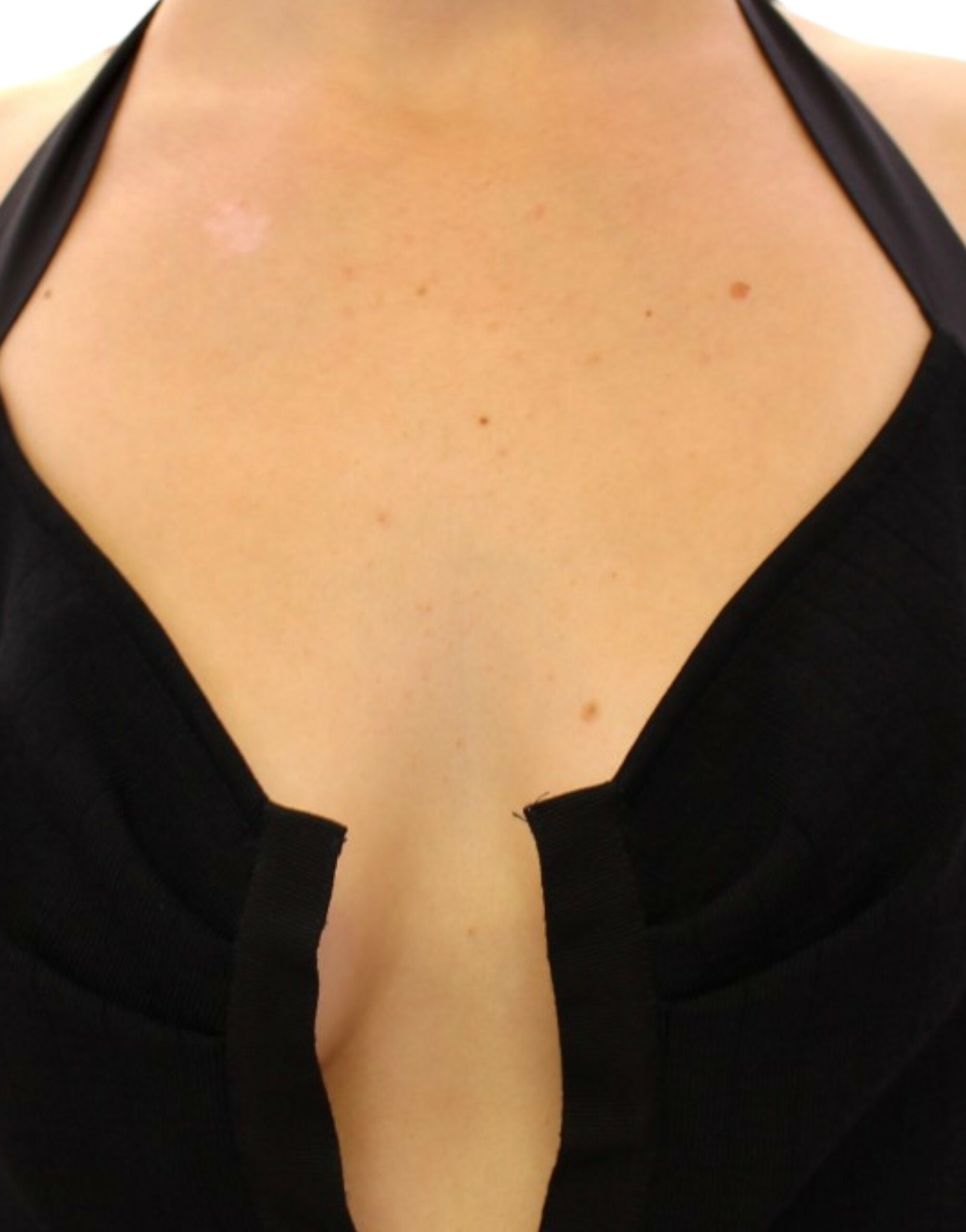 Dolce & Gabbana Multicolor geblümtes Kleid mit Neckholder-Ausschnitt