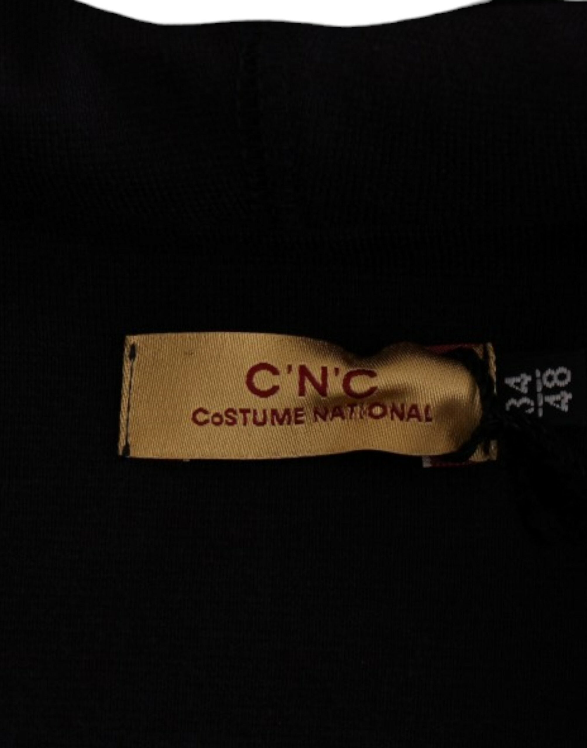 Costume National Blauer Baumwollpullover mit Kapuze