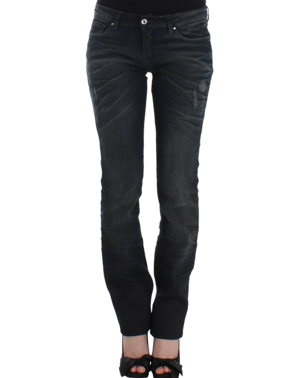 Costume National Blaue Jeans mit schmalem Bein