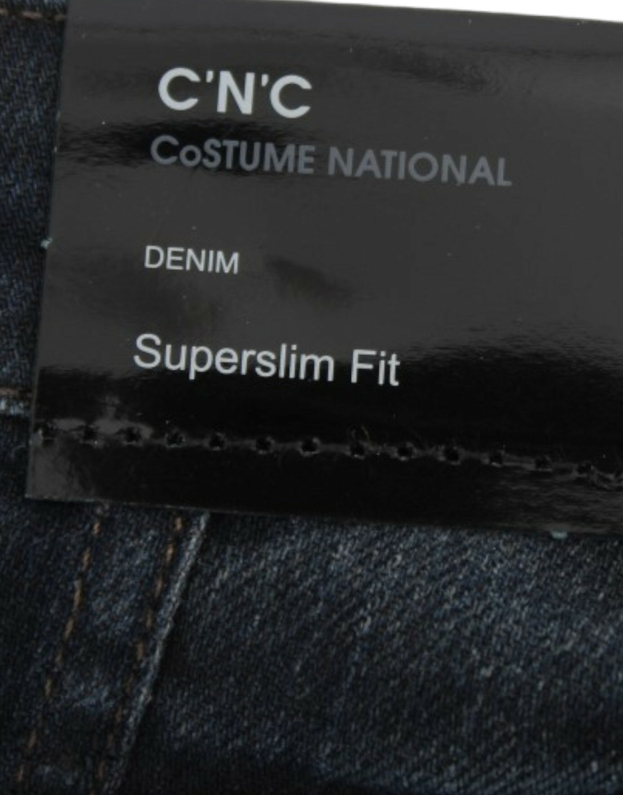 Costume National Blaue Jeans mit schmalem Bein